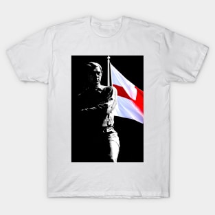 Bobby Moore Statue England Flag Wembley Stadium T-Shirt